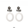 Aretes circulares de acero y cristales - Imagen 2