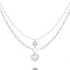 Cadena doble corazón - Imagen 2