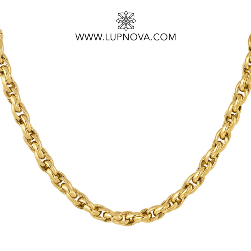 Collar blecher ovalado