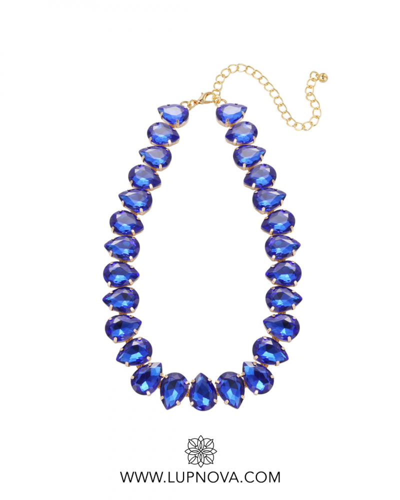 Collar gotas de cristal - Imagen 3