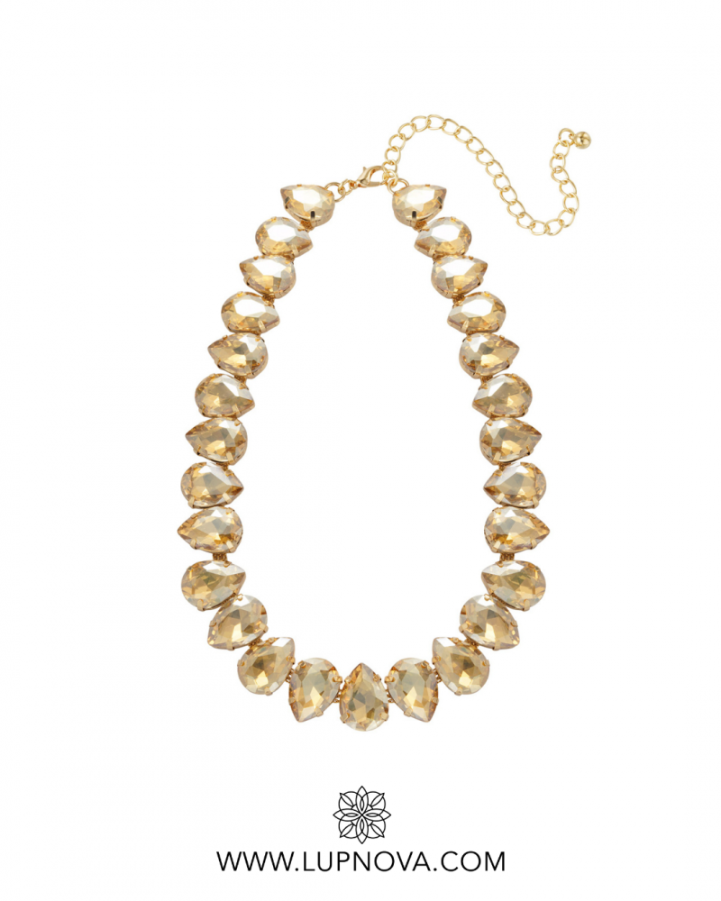 Collar gotas de cristal - Imagen 2
