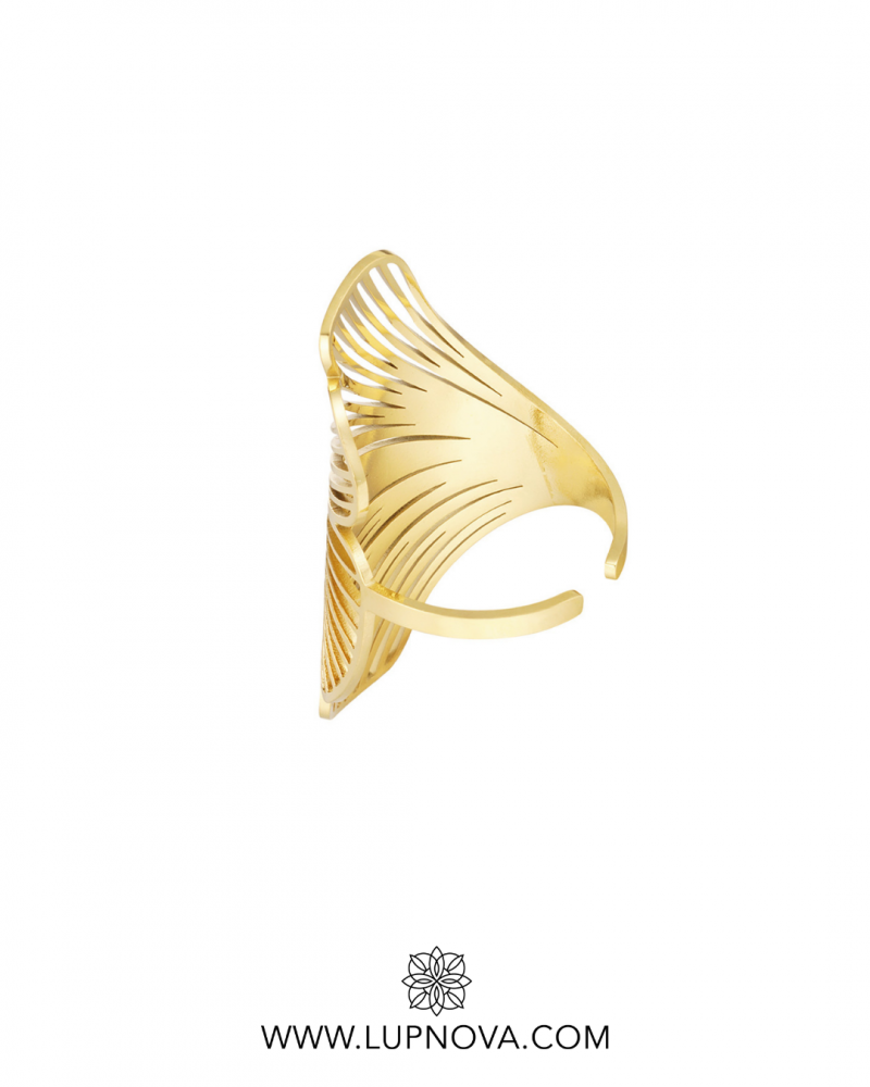 Anillo half flower - Imagen 4