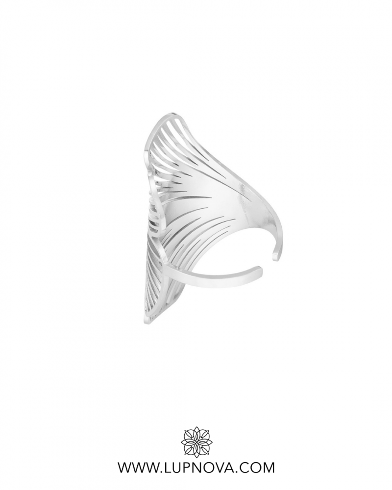 Anillo half flower - Imagen 6
