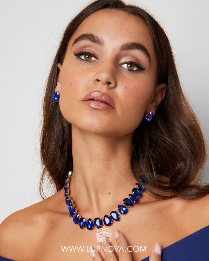 Aretes drops de cristales - Imagen 7