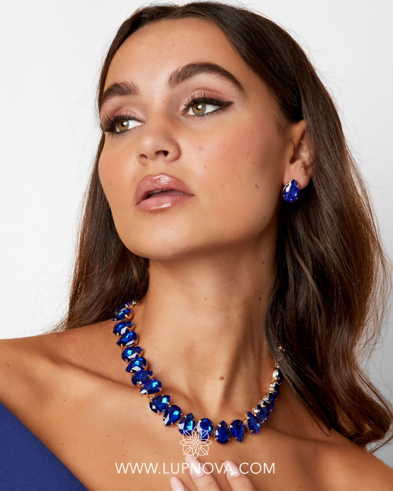 Aretes drops de cristales - Imagen 6
