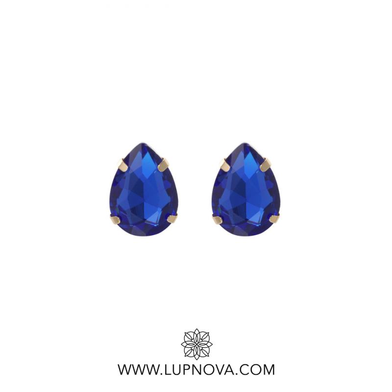 Aretes drops de cristales