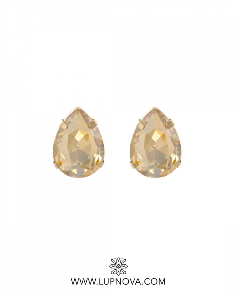 Aretes drops de cristales - Imagen 4