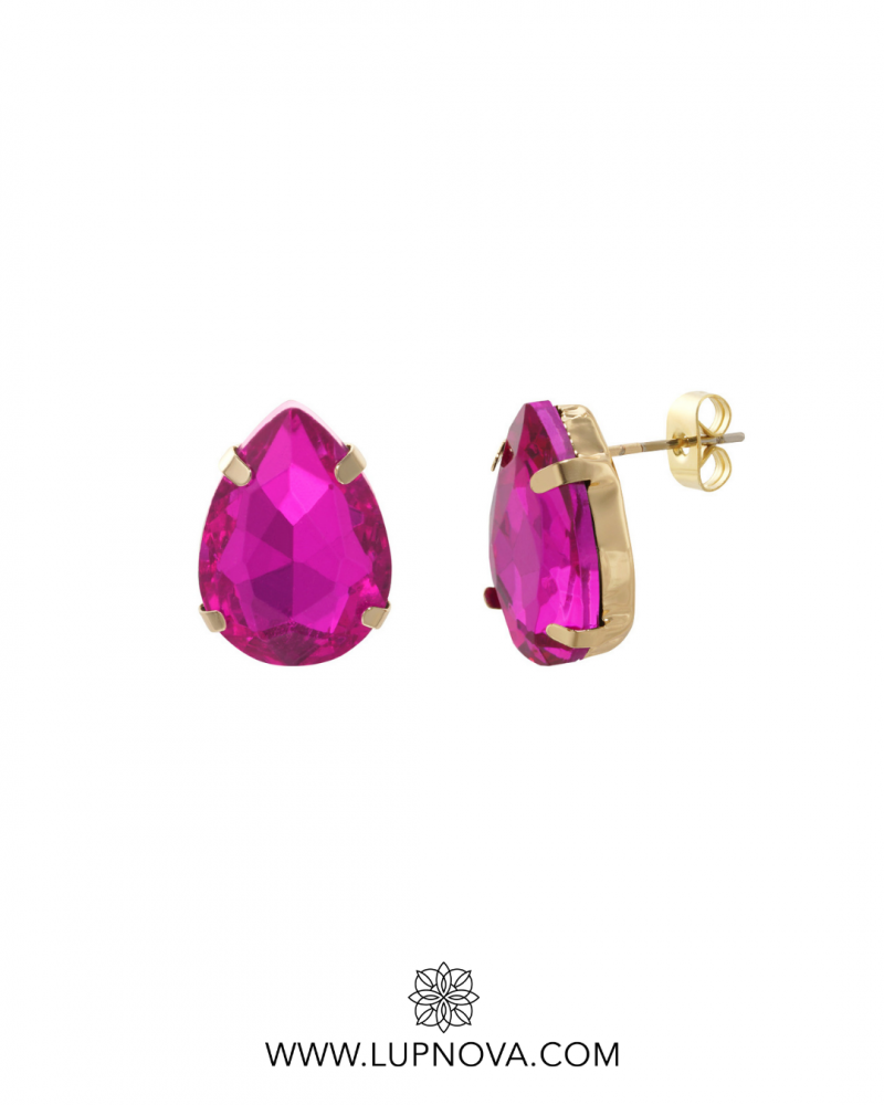 Aretes drops de cristales - Imagen 3