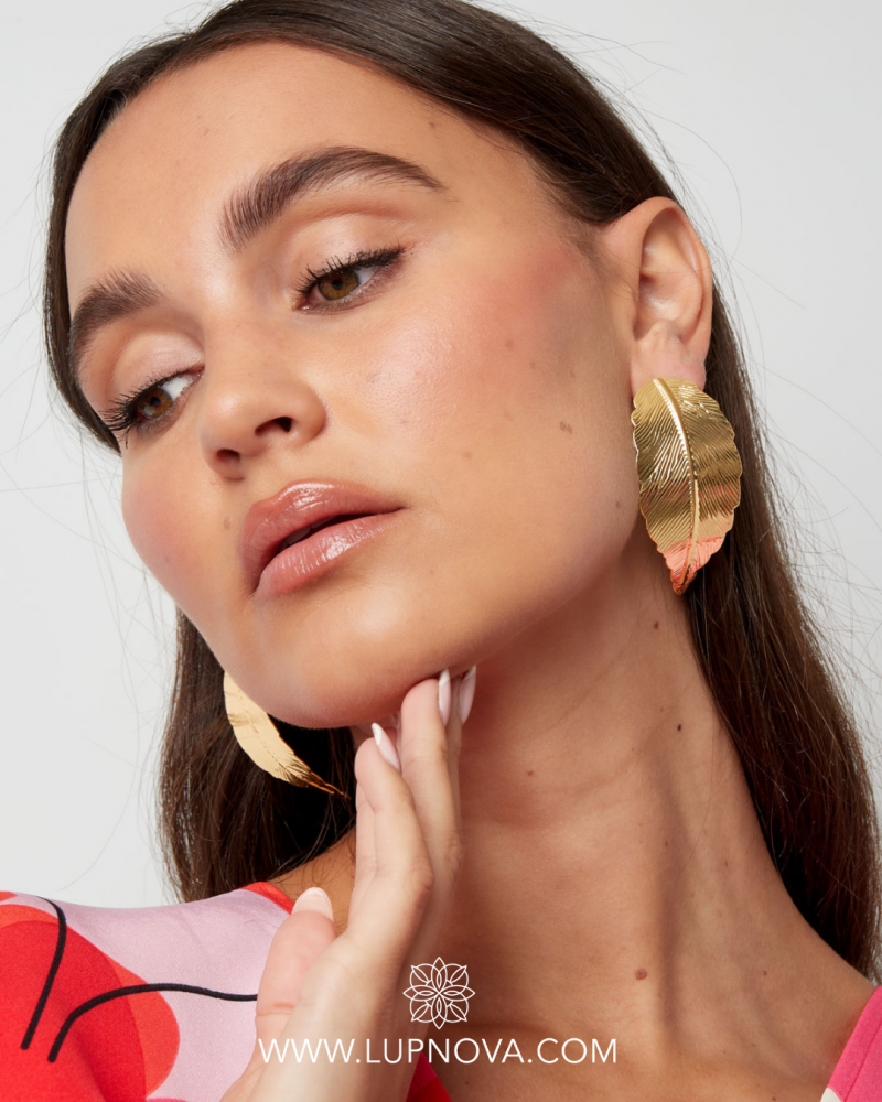 Aretes feather - Imagen 4