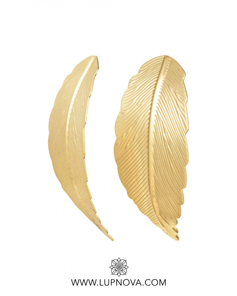 Aretes feather - Imagen 3