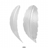 Aretes feather - Imagen 2