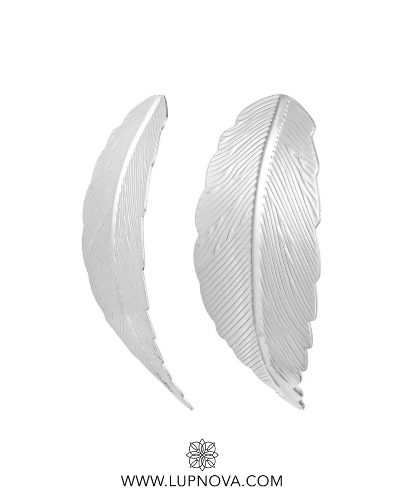 Aretes feather - Imagen 2