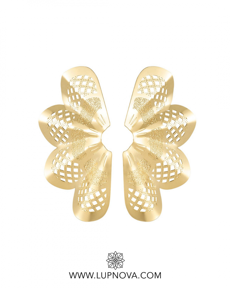 Aretes flower fan - Imagen 3