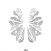 Aretes flower fan - Imagen 2