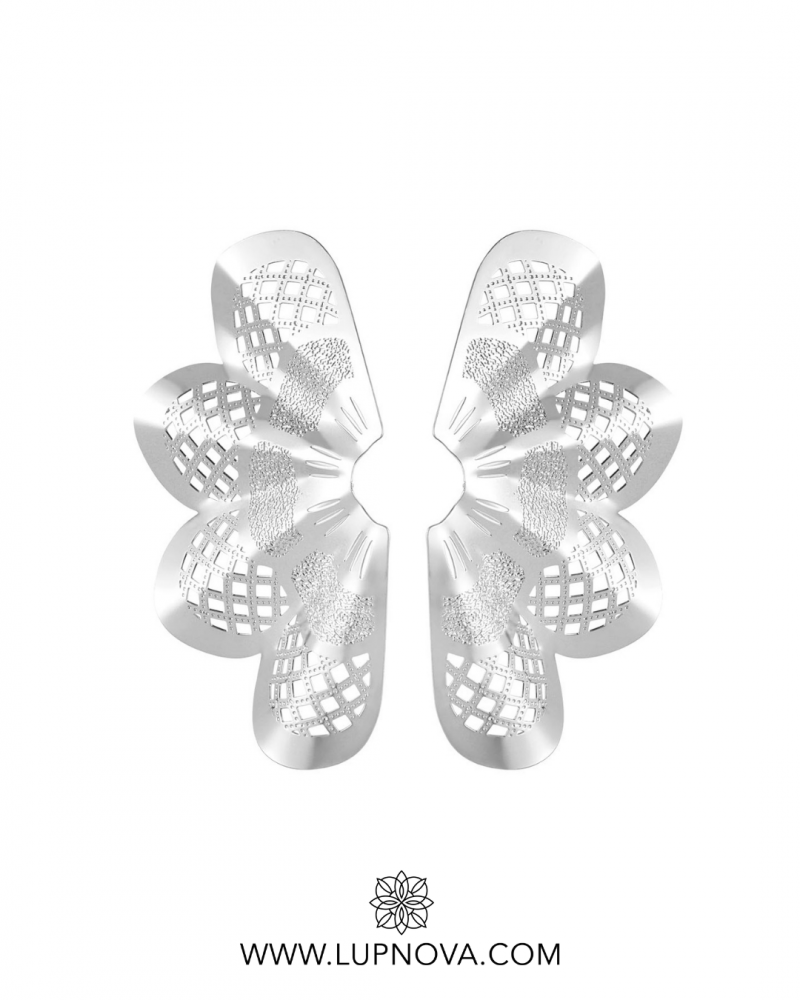 Aretes flower fan - Imagen 2