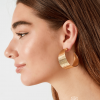 Aretes textura martillada - Imagen 3