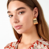 Aretes textura martillada - Imagen 4