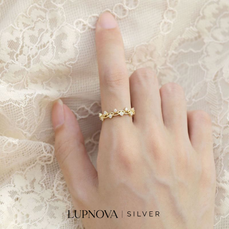 Anillo enredadera plata925 - Imagen 2