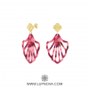 Aretes shell de resina - Imagen 2