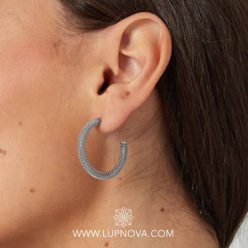 Mesh hoops - midi - Imagen 2