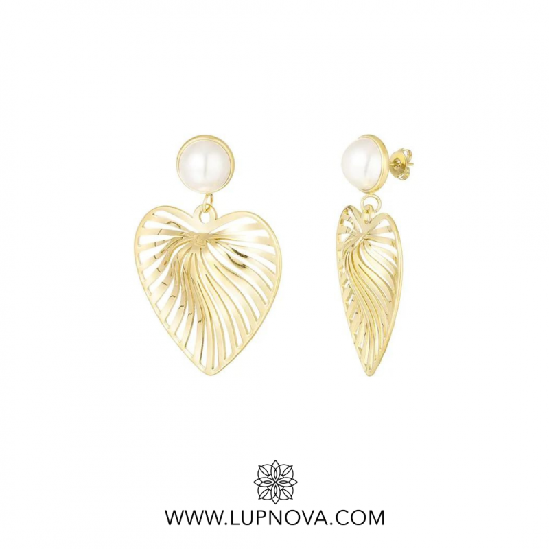 Aretes pearl love - Imagen 2