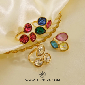 Anillo color block