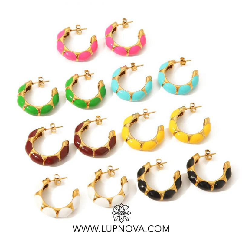 Argollas color burst