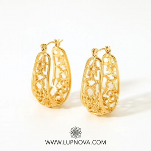 Argollas estrella vintage