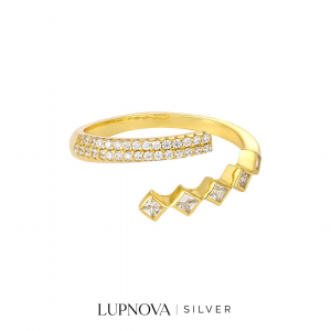 Anillo micro rombos plata925
