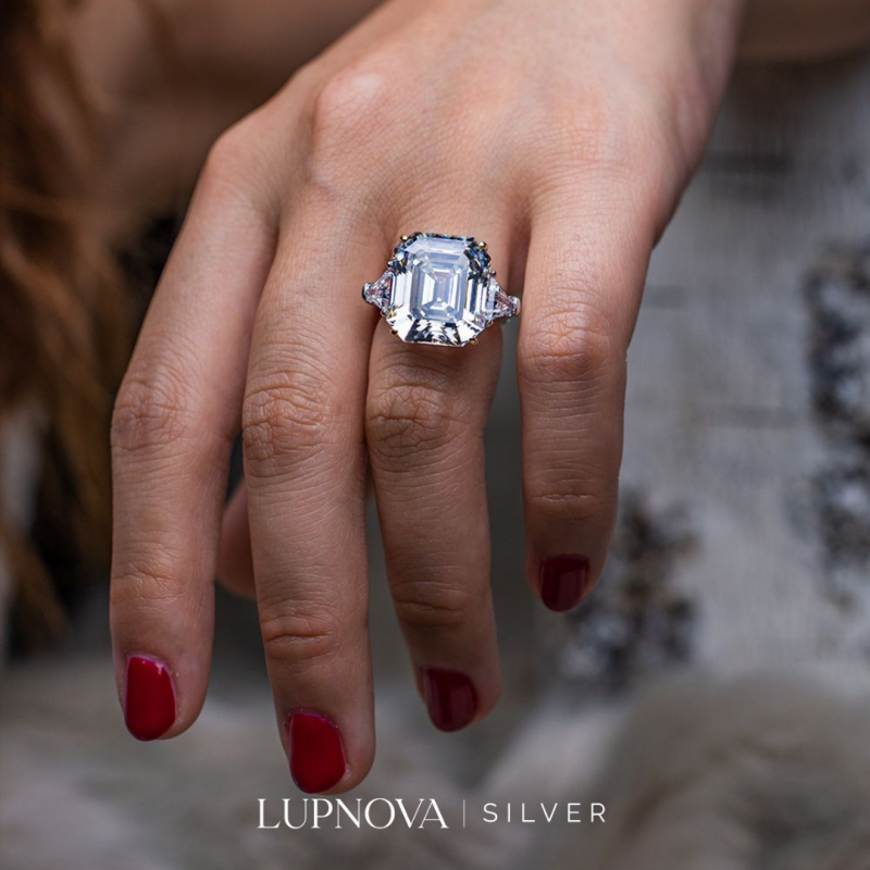 Anillo cinderella plata925 - Imagen 2