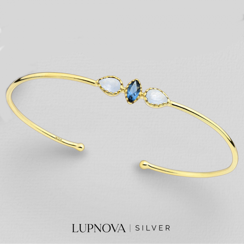 Pulsera water drops plata925
