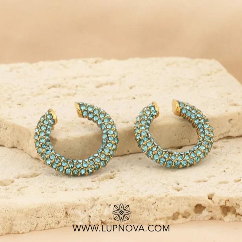 Ear cuff de rhinestones - Imagen 2