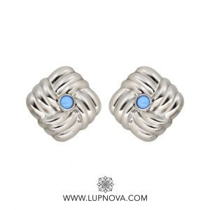 Light blue studs