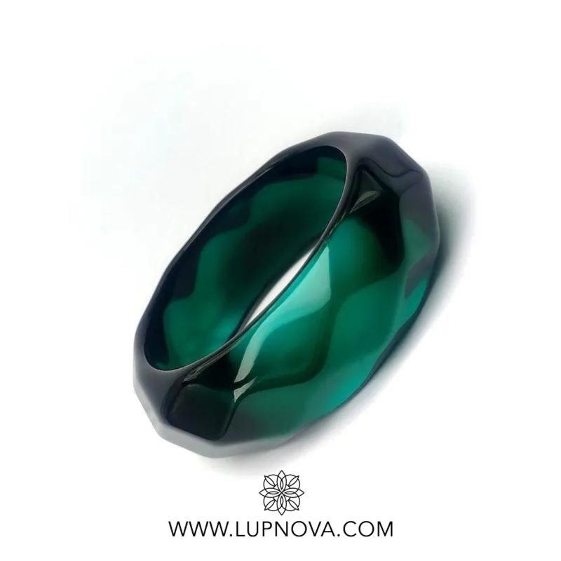 Pulsera facetada de resina - Imagen 7