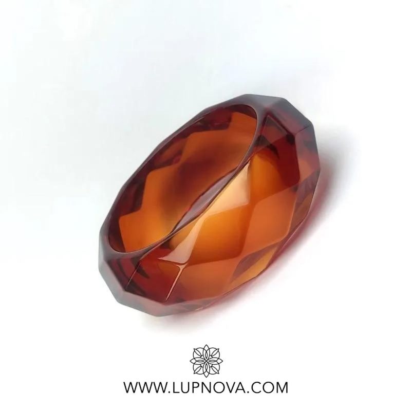 Pulsera facetada de resina - Imagen 4