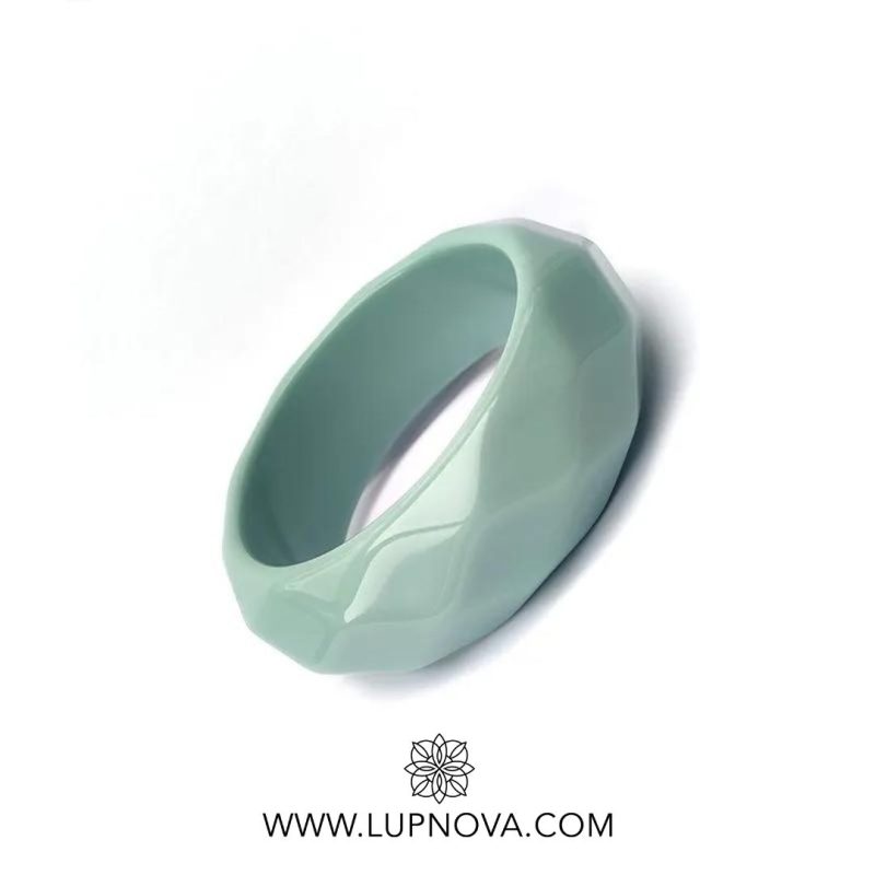 Pulsera facetada de resina - Imagen 8