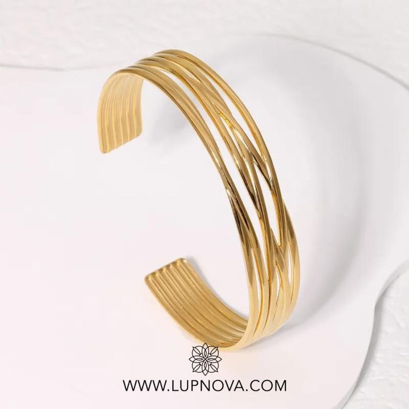 Pulsera hilos entrelazados - Imagen 2