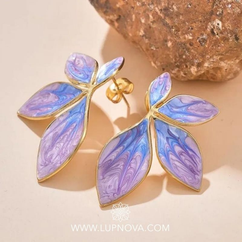 Aretes lavanda - Imagen 2