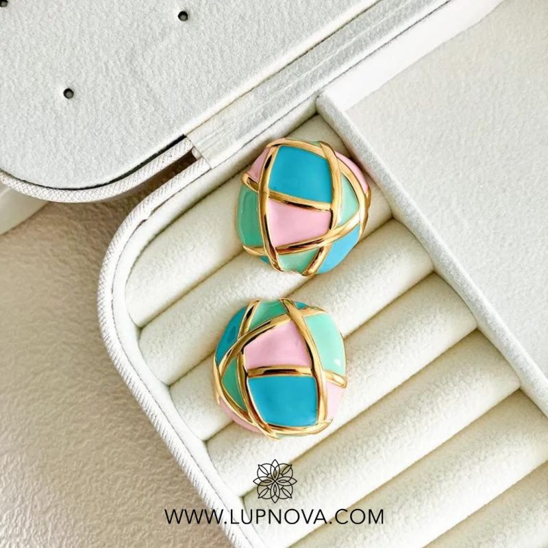 Aretes candy dots