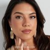 Aretes rectangulares de cuentas asimétricas - Imagen 5