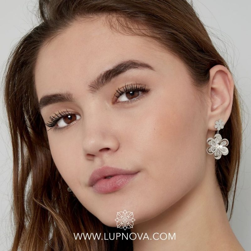 Aretes flor calada - Imagen 5