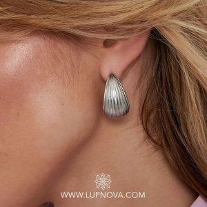 Aretes striped rain drops