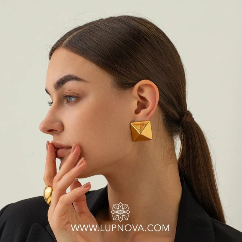 Aretes Bold Dome - Imagen 3