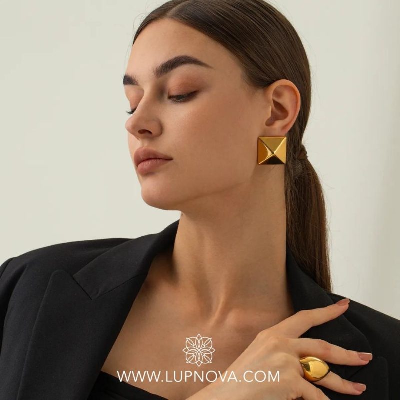 Aretes Bold Dome - Imagen 4