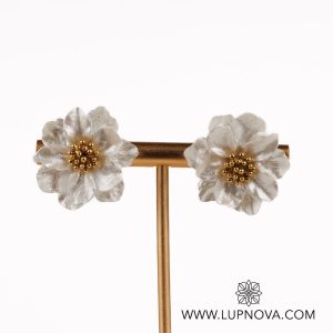 Aretes glam flowers