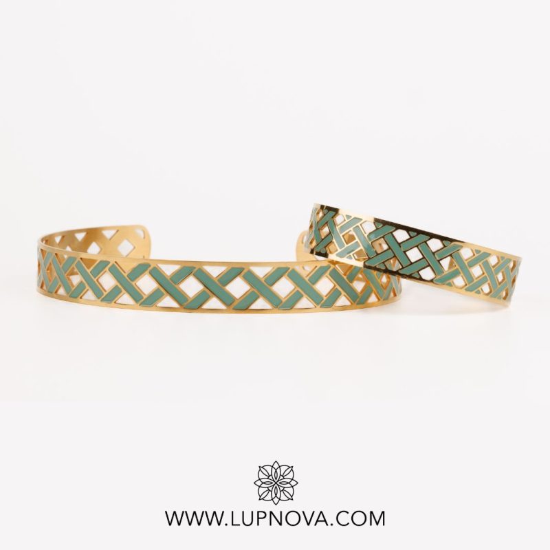 Pulsera oil drop entrelazado - Imagen 6