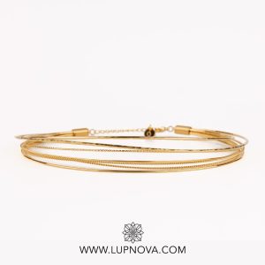 Choker de hilos texturizados