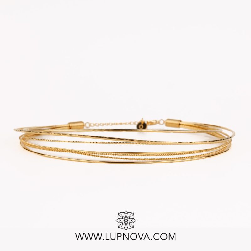 Choker de hilos texturizados