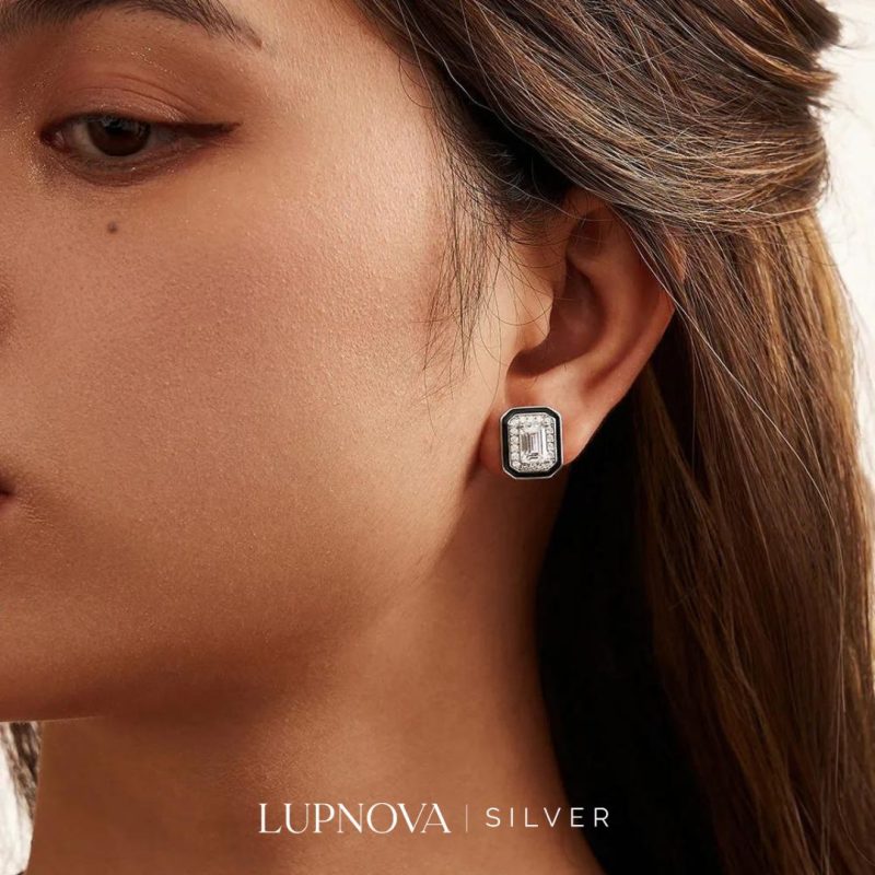 Aretes prism plata925 - Imagen 2