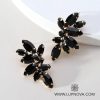 Aretes flores facetadas - Imagen 2
